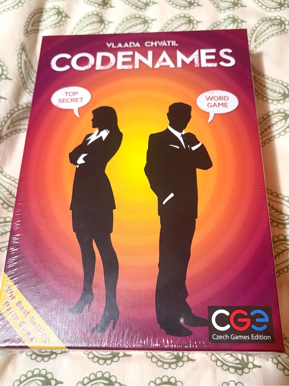 CGE Czech Games Codenames Board Game Secret Agent Deduction Game 4+ Players